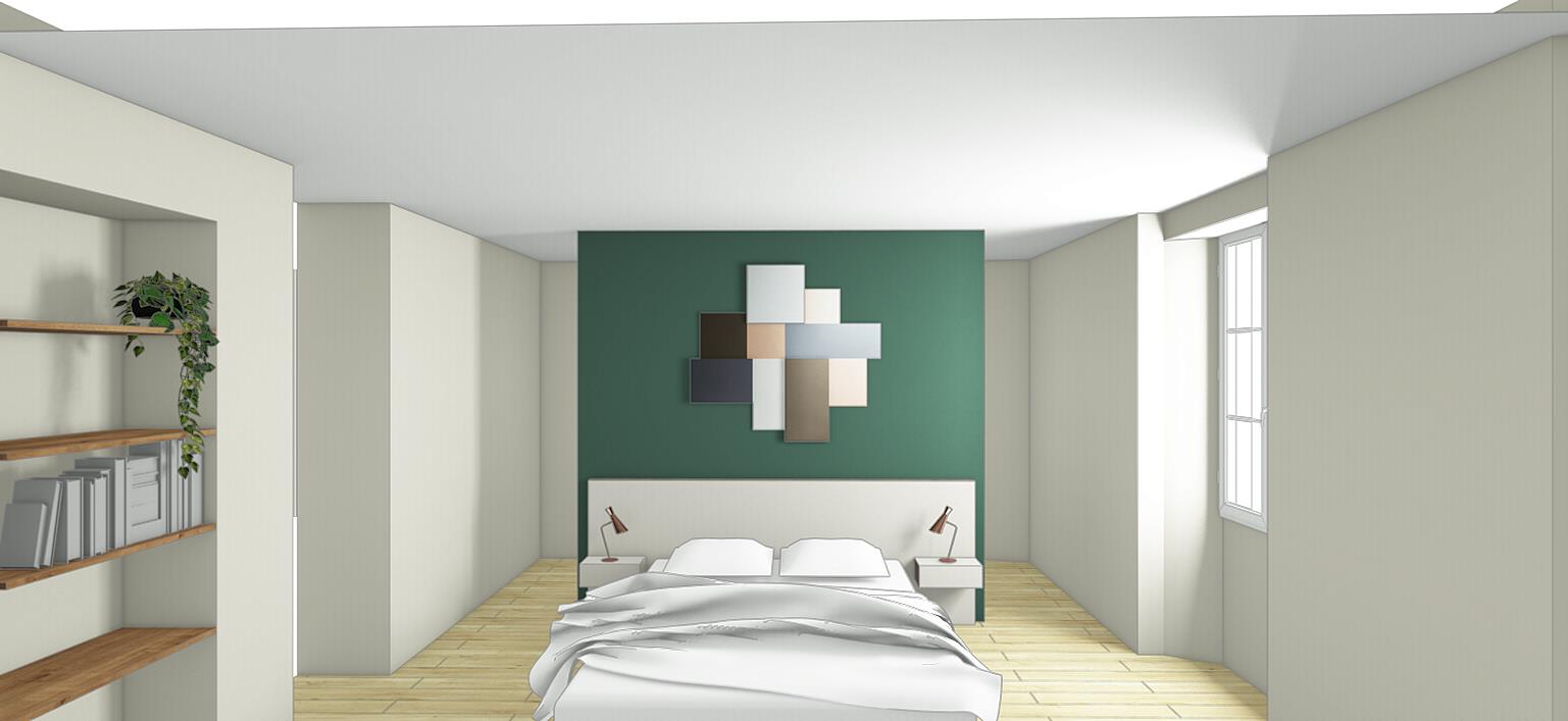 Chambre parentale 3D Nantes