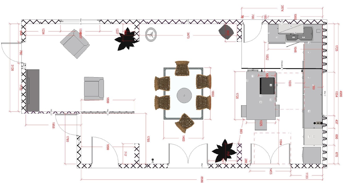 projet du plan d'ensemble