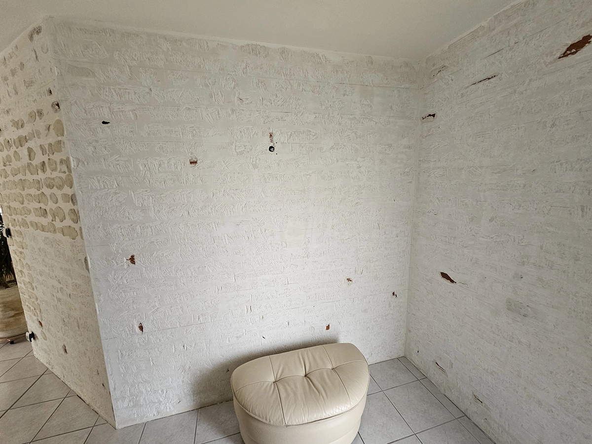 rénovation de l'entrée