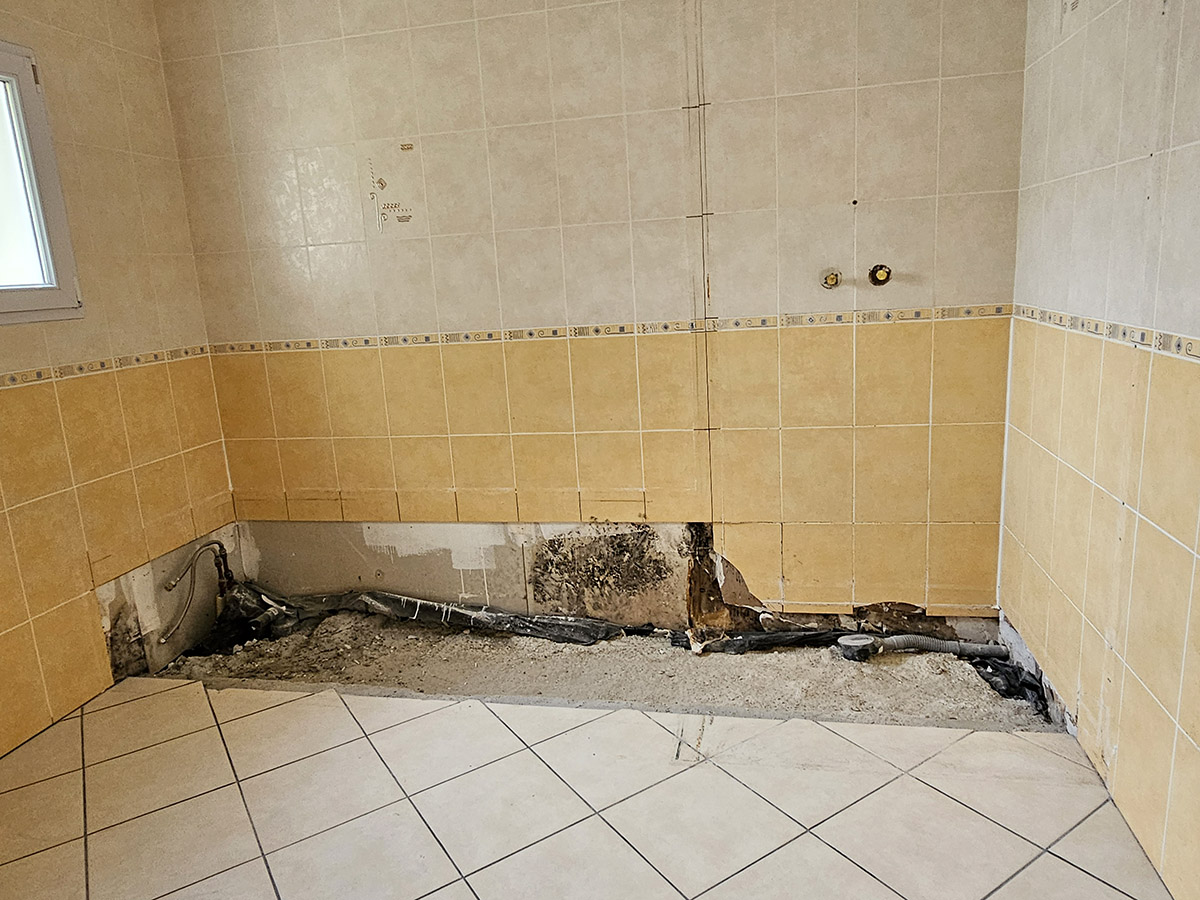 Baignoire supprimée