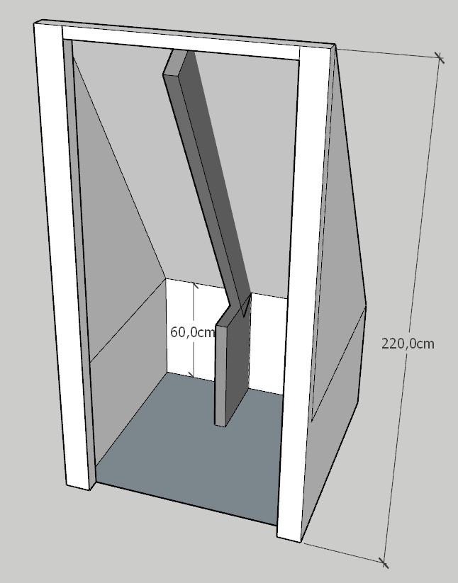 comble aménagé vue 3D